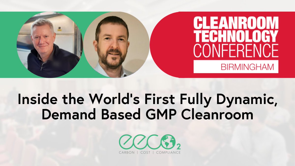 At the <a href="/CRTmagazine/">Cleanroom Technology</a> Tech Conference yesterday, EECO2 presented data from Cambridge Pharma - the facility consumes 80% less energy (sq m) than a typical industry cleanroom, making it one of the most efficient sterile spaces.

Signup to learn how we did it: mailchi.mp/eeco2/4lm7q9v0…