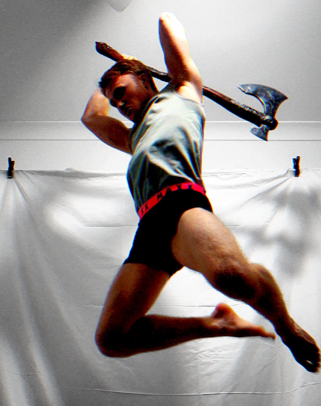 Comic Poses - Males jumping pose | PoseMy.Art