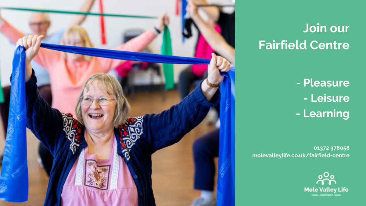 Why not pop along to our Fairfield Centre in Leatherhead for a bite to eat and see what's going on? With singing, exercise, hot dinners and more, there is something for everyone to enjoy ☕🎨🍽️🎹

☎️ 01372 376058
💻buff.ly/3OzFrdL