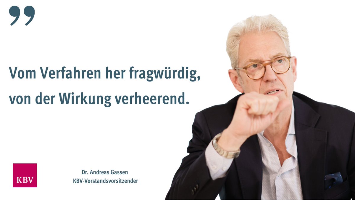 Unsere Kritik richtet sich gegen den kurzfristig von der Regierungskoalition eingebrachten und heute beschlossenen Änderungsantrag, der mit Pflege rein gar nichts zu tun hat, sondern gravierende Veränderungen für die #Notfallversorgung mit sich bringt. ➡️kbv.de/html/2023_6390…