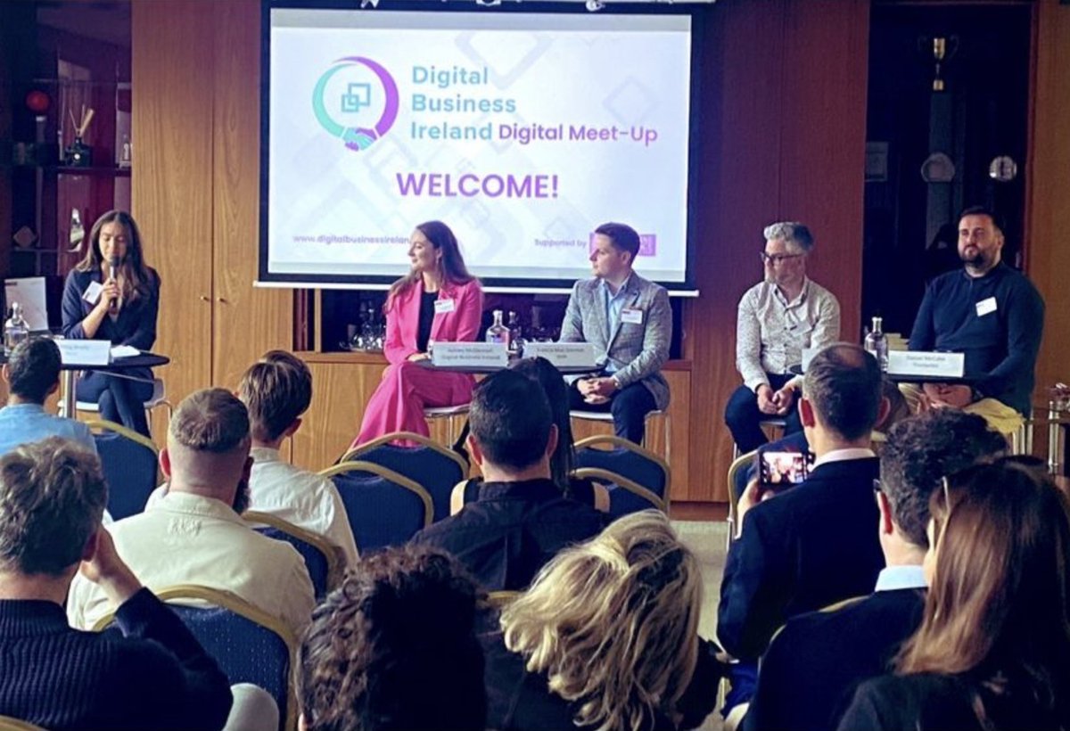 About last night - our CEO <a href="/johngclancy/">John G Clancy</a> joined a fascinating talk on #AI in retail, covering #Metaverse #NFTs, #Web3 and #decisionintelligence Thanks to <a href="/DigitalIre/">Digital Business Ireland (DBI)</a> for a great event 💡