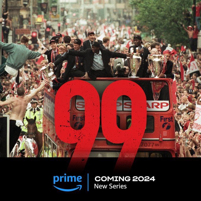 StretfordPaddck's tweet photo. Amazon Prime are releasing a documentary on the 1999 treble winning team👀 #MUFC https://t.co/VRNU72LrEX