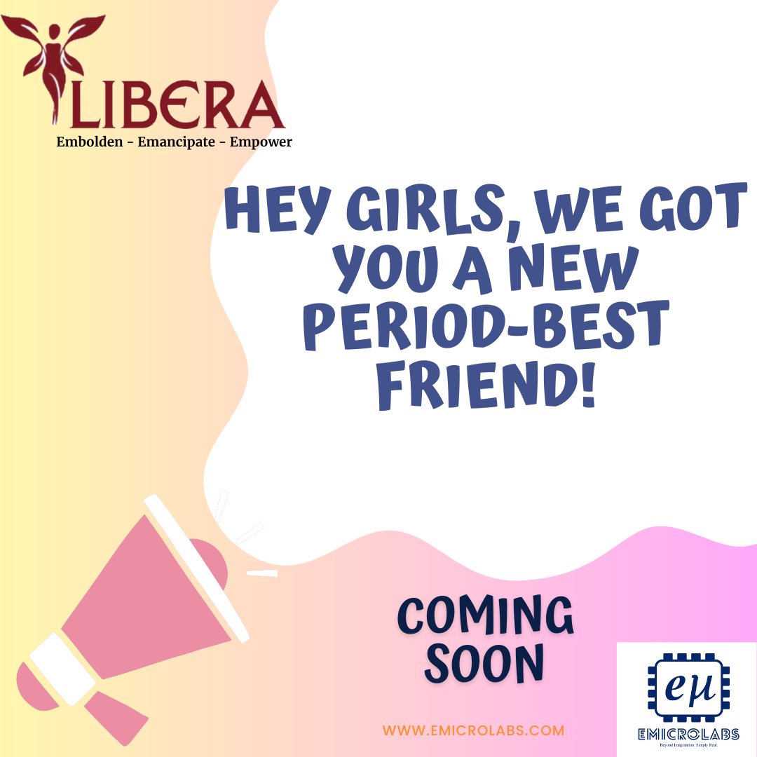 emicrolabs's tweet photo. Are you tired of dealing with the debilitating pain and discomfort that accompanies your monthly menstrual cycle? Introducing LIBERA, the ultimate companion for a pain-free period! #MenstrualPainRelief #PainFreePeriod #NaturalRelief #Wellbeing  #WomenHealth #WomenEmpowerment https://t.co/dOINTEsxMX