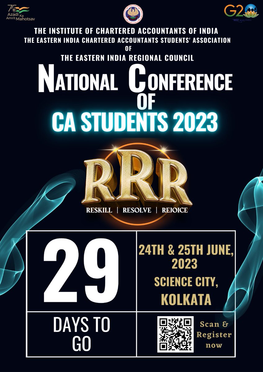 #ICAI #EIRC #RRR #NationalConference
#ICASA #EICASA #CAStudents #