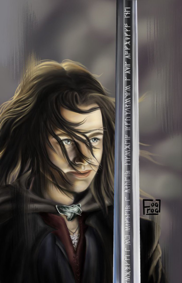 fogfrogart's tweet photo. QRT your Tolkien art🙌
And there are my lotr arts with fem-version characters https://t.co/f019PbUy1I