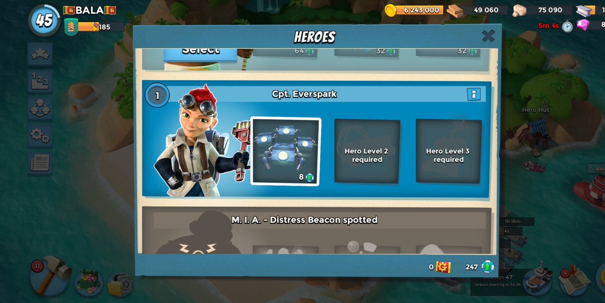 bb_longwolf's tweet image. Welcome to the squad Cpt.❤️🙏🤜🤛 Thanks 😍 @thezmoT  for your video brother its help me to save her from Gearheart's war factory @BoomBeach