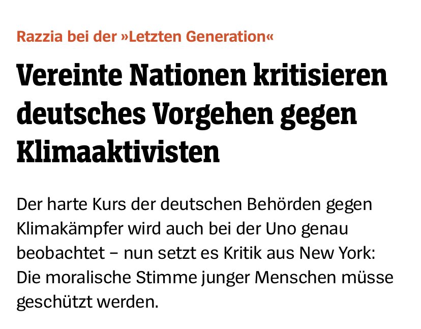 Luisamneubauer's tweet image. “Klimaaktivisten – angeführt von der moralischen Stimme junger Menschen – haben ihre Ziele auch in den dunkelsten Tagen weiter verfolgt. Sie müssen geschützt werden und wir brauchen sie jetzt mehr denn je”, sagte der Sprecher von Uno-Generalsekretär António Guterres in New York.