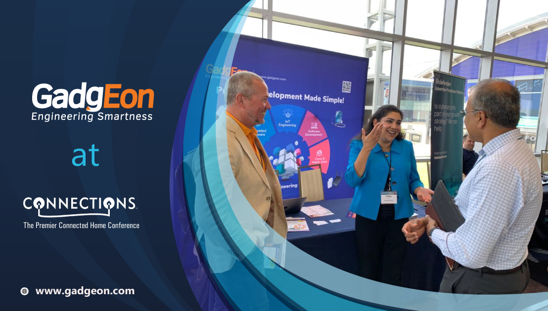The @Gadgeon team had a productive & incredible week during the CONNECTIONS™ conference in Texas, #USA. Thank you to everyone who stopped at our booth and experienced our products and services which shaping the future of #IoT. 

#CONNUS23 #SmartHome #CONNHealth23 #CONNECTIONS