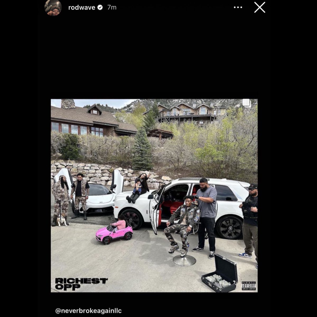 🎧 | Rod Wave shows love to NBA YoungBoy’s "Richest Opp" mixtape via Instagram story 🔥