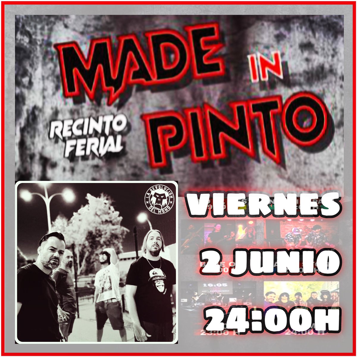 🔴
Próximo viernes 2 de Junio
24:00h
Recinto Ferial Juan Carlos I
Pinto

@ayuntamientopinto #madeinpinto #festival #larevoluciondelmono #larevoluciondelmonoendirecto #pinto