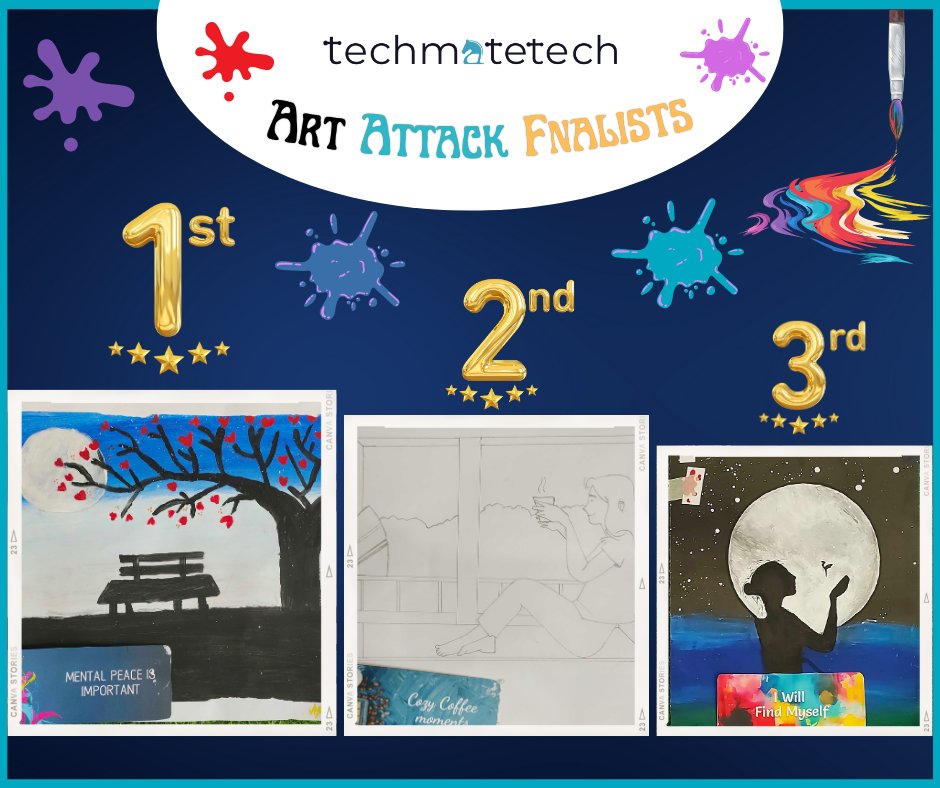 _techmatetech_'s tweet photo. 𝐀𝐫𝐭 𝐀𝐭𝐭𝐚𝐜𝐤 𝐃𝐚𝐲 𝐚𝐭 @_techmatetech_ : Where creativity unleashed and paintbrushes got wild! 😃

From seasoned artists to budding enthusiasts, it was a day of inspiration and shared passion. 

#team #inspiration  #creativity  #art #fun  #activity #techmatetech https://t.co/5EcK0UJJ0m