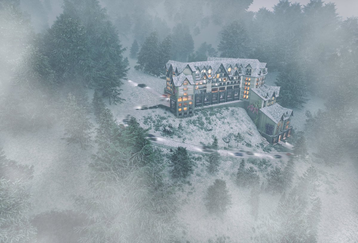 D5_Official_X's tweet photo. 🤩Visualize your ideas in D5 Render.
🎉Looking forward to the early opening of this hotel!

💫Artist: Atmos Visualizations
📝Project: Nivata Hotel and Lodges
📍Location: Kuza Gali, Murree
👉🏻Workflow: SketchUp + D5 Render

#d5render #renderedwithd5 #d5 #dimension5 #hotel #project https://t.co/vvm7Dx7eLg