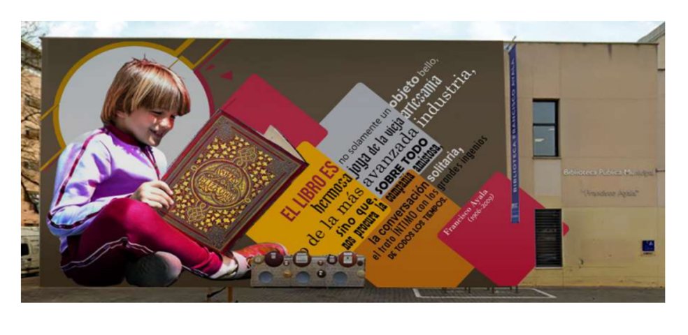 todoVicalvaro's tweet photo. Ya podéis votar en @DecideMadrid para elegir el mural que decorará la fachada de la biblioteca Francisco Ayala de #Valdebernardo #Vicálvaro
Estos son los seis diseños 🎨👇
https://t.co/nalSljQyKM https://t.co/Ygc6SAyqkt