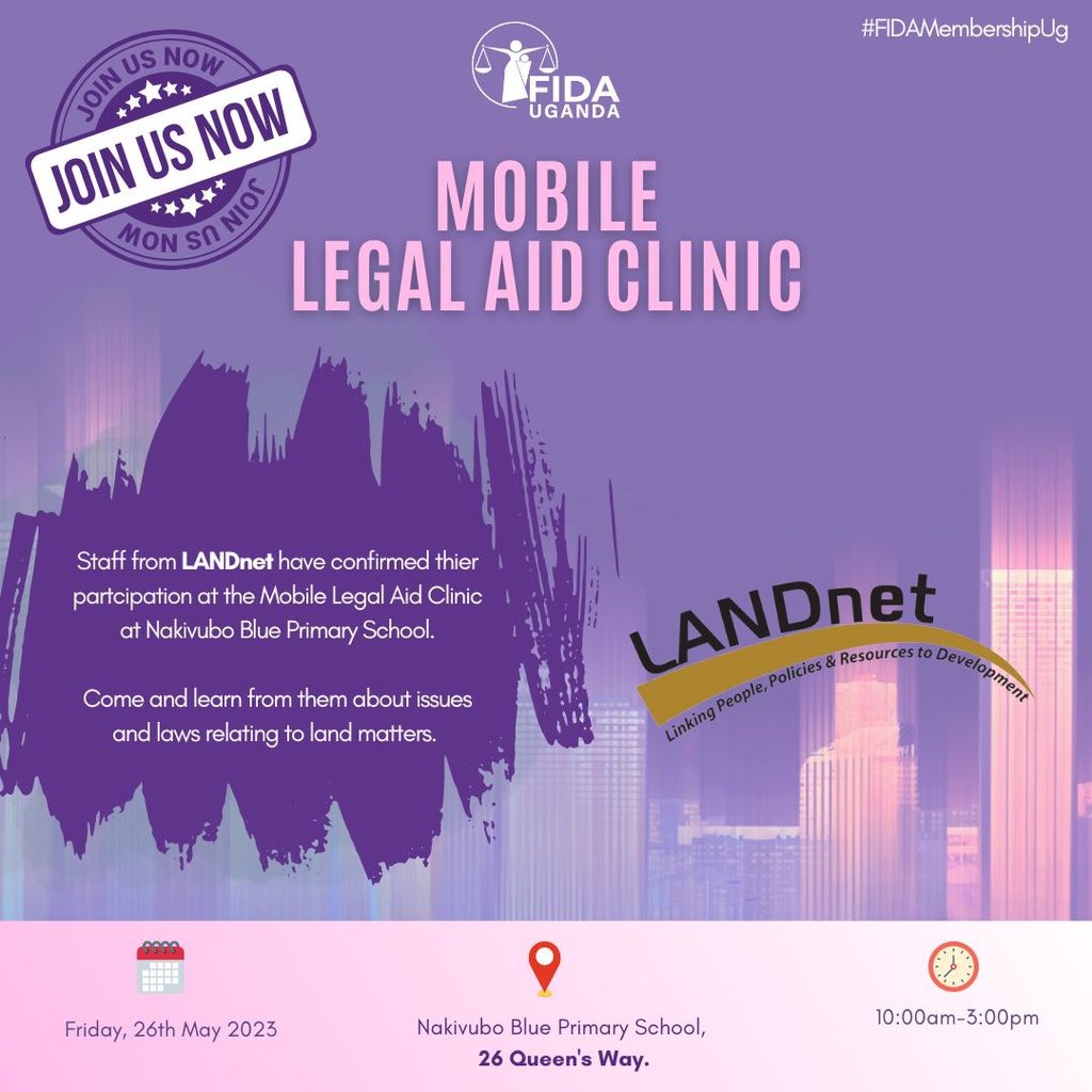 nasiimaroddy's tweet image. Escalating poverty levels have been on a rise due to family disputes as a matter of land conflicts in Uganda 

@landnetug is here today to enhance people with legal knowledge and how to seek justice on the land disputes 🤝

#FIDAMEMBERSHIP 
#MLAC