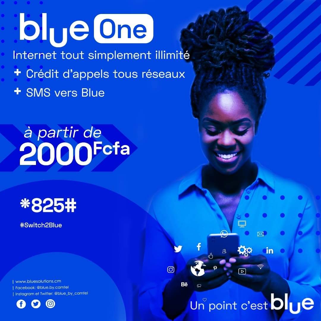 Maisonprestige3's tweet photo. Echange et partage avec tes proches avec Blue one, appel, sms et internet illimité à partir de FCFA 2000. Tape *825*1*1*1# https://t.co/fZeEUKAt98