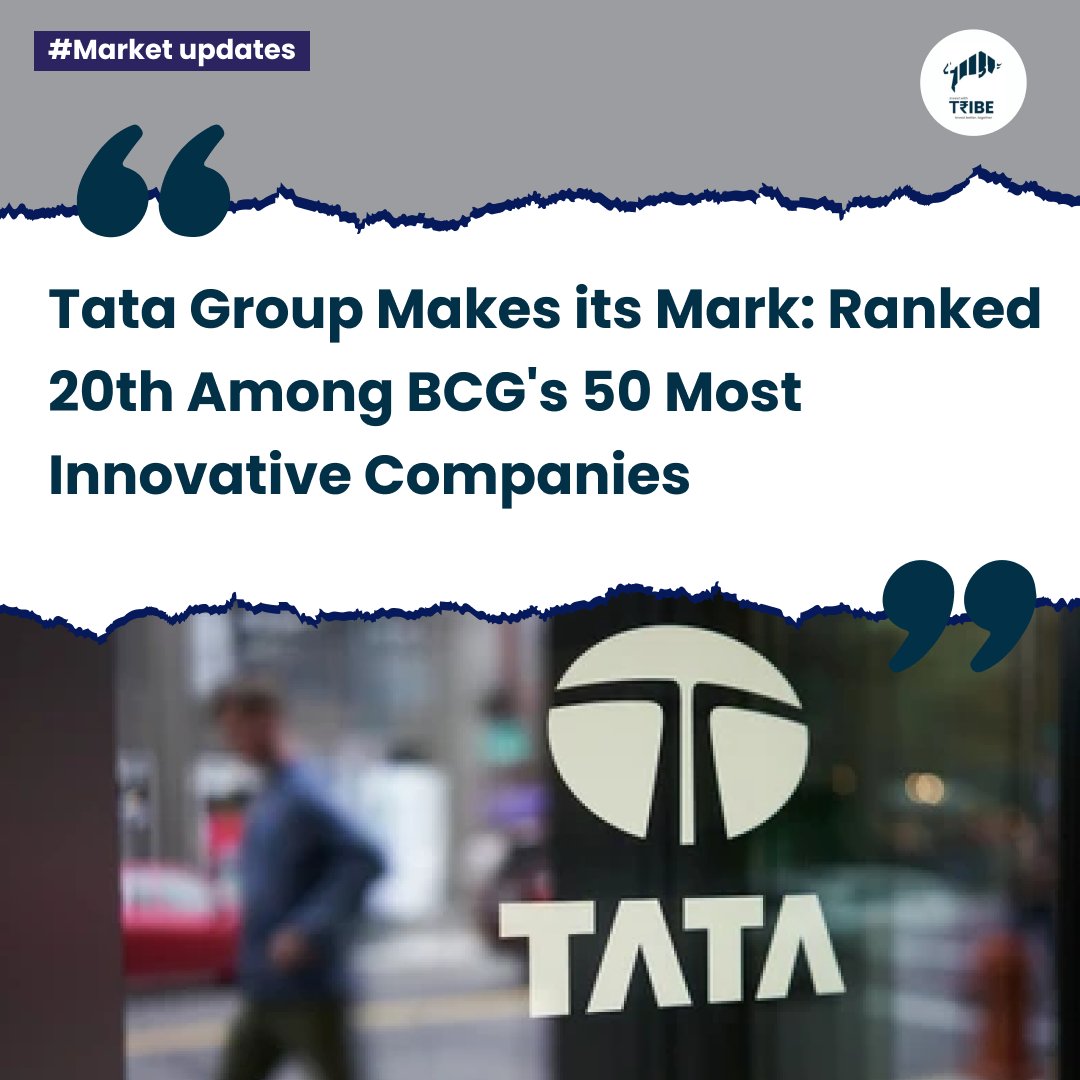 The #Tata Shine on BCG's List of Most Innovative Companies 2023, Securing 20th Position
#TataSteel #tatamotor #TataCapital #StockMarket #StockMarketindia