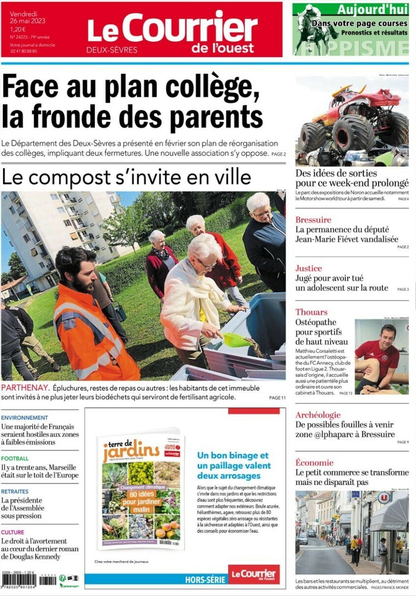 Le Courrier de l'Ouest Niort tweet media
