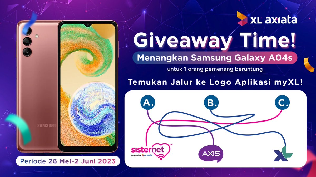 GIVEAWAY TIME!

Kamu bisa mengatur segala kebutuhan internet lewat aplikasi myXL!

Yuk ikut giveawaynya!
1. Follow @XLAxiata_Tbk &amp; @myxl
2. Reply jawaban
3. Sertakan hashtag #JadiLebihBaik
4. Like &amp; retweet postingan ini

Semoga beruntung!