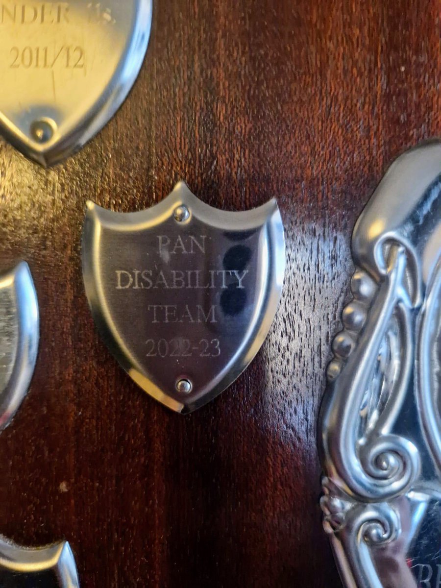 Our 2023 team of the year! Chosen because of the commitment of the coaches who have brought the team on leaps &amp; bounds, growing across two age groups, and creating fantastic football experiences 💙🤍💙🤍