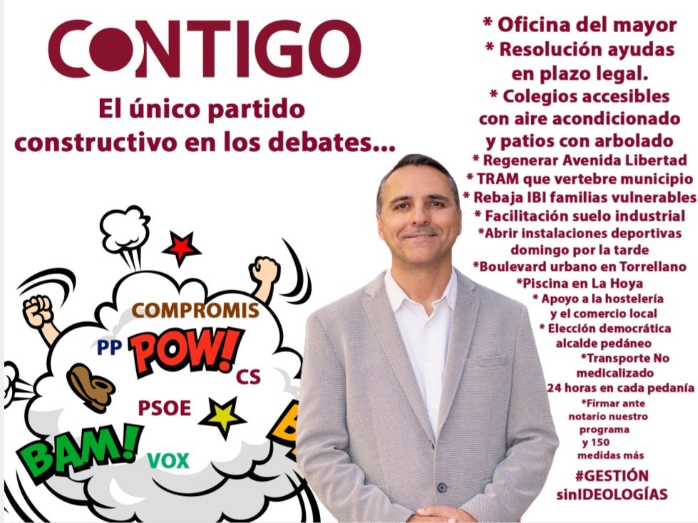 Contigo_Elche's tweet photo. 🌳🌏 Qué importante es tener un partido local que no usa #Elche para sus batallas políticas.  🗳 Este domingo ¡¡VOTA POR ELCHE!! ¡¡¡VOTA CONTIGO!!!👉 https://t.co/bk1EDV0TVZ