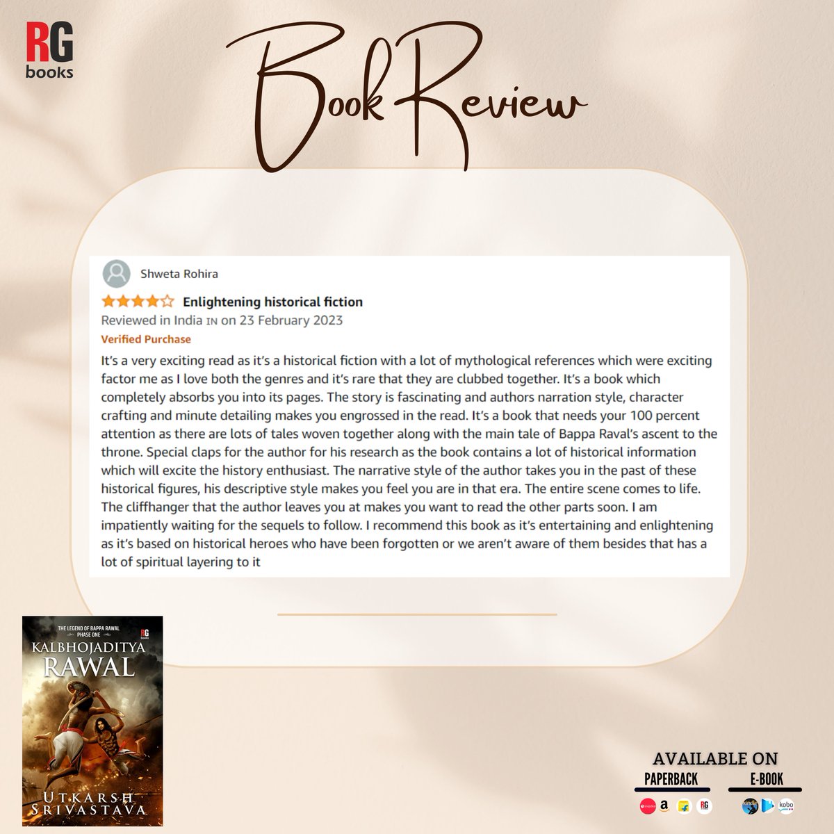 RedgrabBooks's tweet photo. Someone reviewed our book on Amazon 😸👀Must check.🍂Publish your dreams here, and submit your Manuscript on our website.😇Website link mentioned in bio.😎and follow our page for more updates.🤗. #bookpublisher #bestauthor #newbook #publications #author #bookreview #book https://t.co/A0opfQiPKe