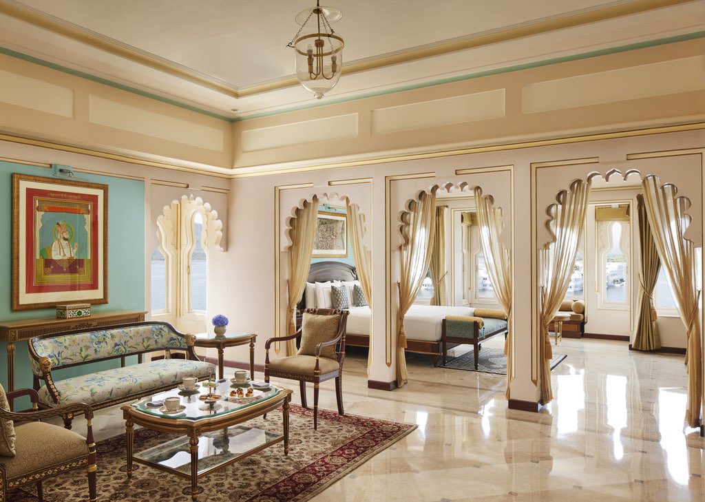 Palatial décor, panoramic views, princely settings. This summer, live the regal life in our Royal Suites and take home a lifetime of everlasting memories.

For reservations, call 294 2628800

#TajHotels #TajFatehPrakashPalace #Udaipur #Rajasthan #Royal #Suite #Palace