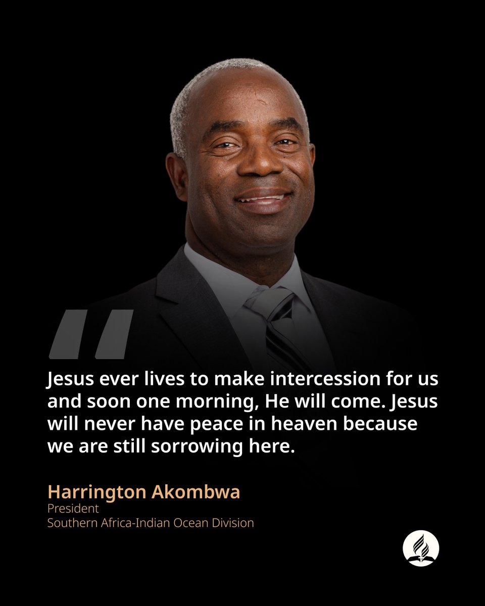 Jesus is coming, and with him, he is bringing peace. 

#HarringtonAkombwa #peacewithGod #Jesusiscoming  #adventistchurch