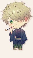 「和装シリーズ 足袋履いてる組と裸足履いてない組で 別れているのか  キさ裸足だな」|しゃかい科(びびんばの人)のイラスト