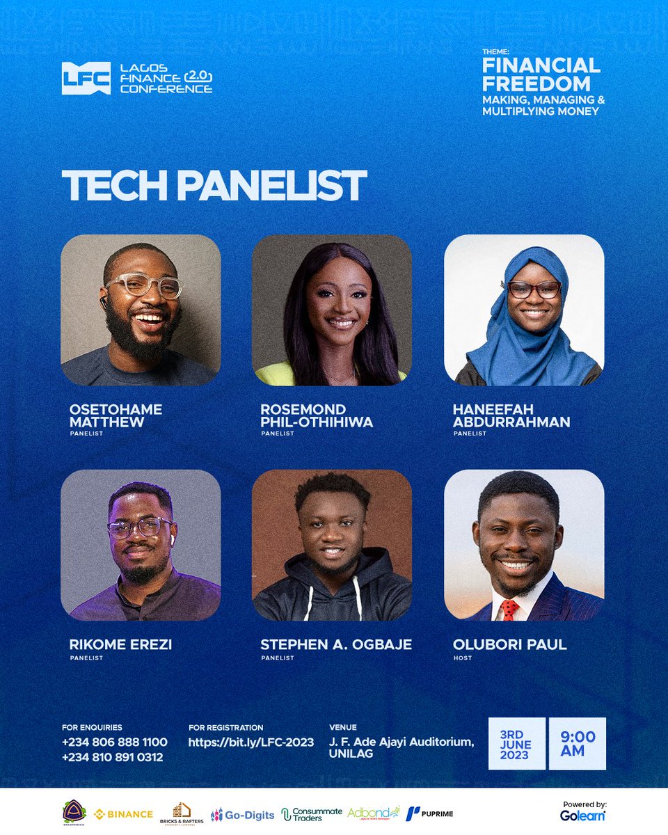 Introducing our incredible lineup of tech panelists! 🌟🎙️ 

Get ready to be inspired and gain insights from these industry leaders at LFC 2.0. From cutting-edge innovations to expert perspectives, they'll guide us through the exciting world of technology.