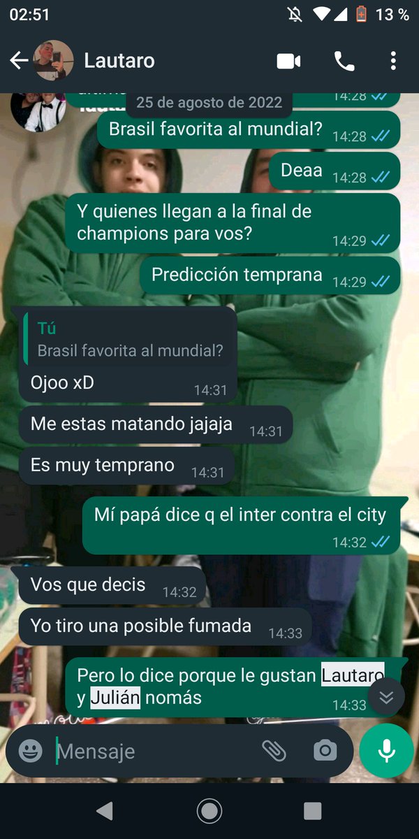 juanR___07's tweet photo. Estaba viendo chats viejos de mí mejor amigo y me encontré con esta joya mí viejo es un visionario https://t.co/vy6uKwDWt8