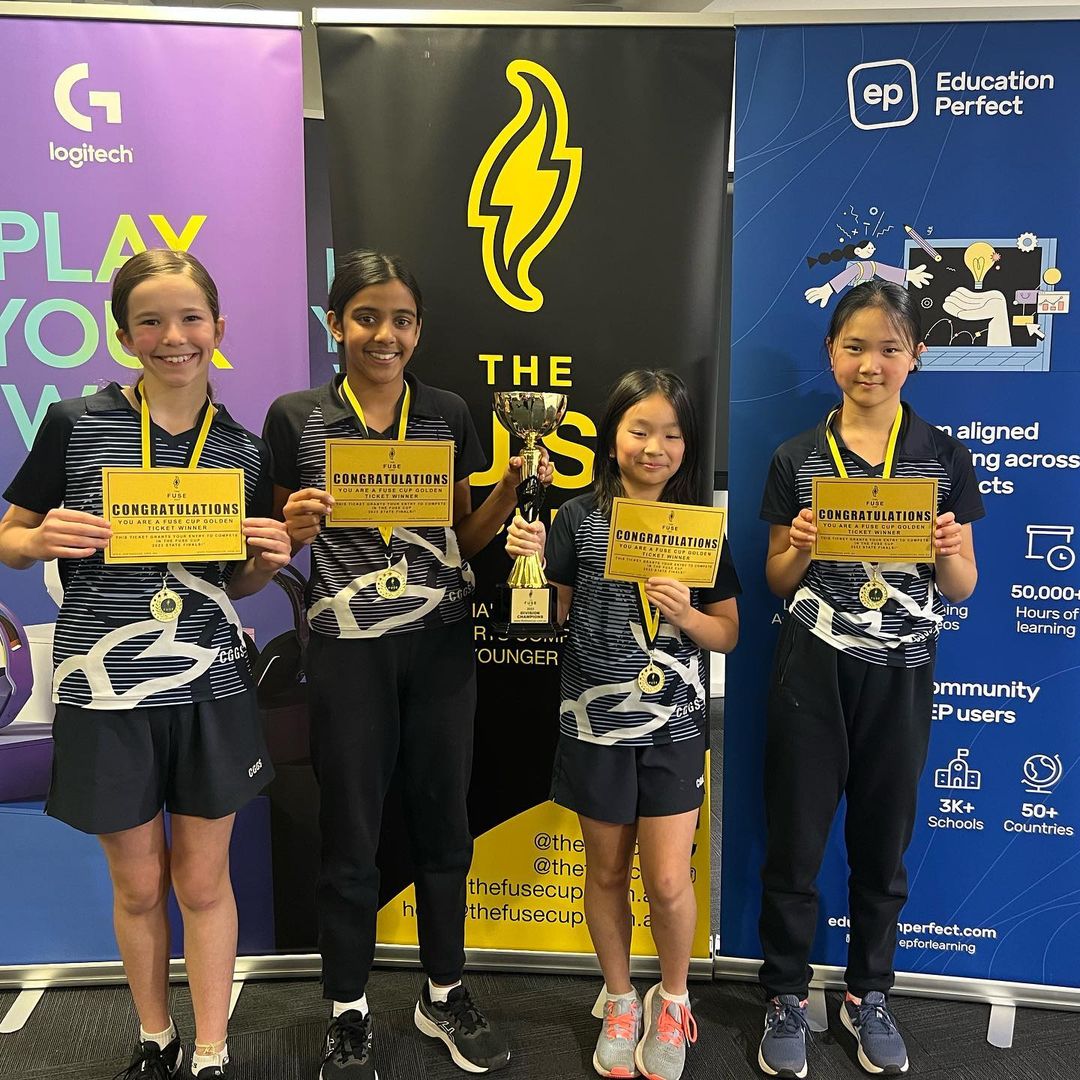 🏆 WINNERS! 🏆

Congrats to Ivy & Teanna in Y5, & Charlotte & Amiya in Y6, on becoming the Melb Primary School Just Dance 2023 Team Champions! 🥳

After their groovy efforts at yesterdays comp, they have qualified for @thefusecup Esports Festival in the Gold Coast!👏🏼