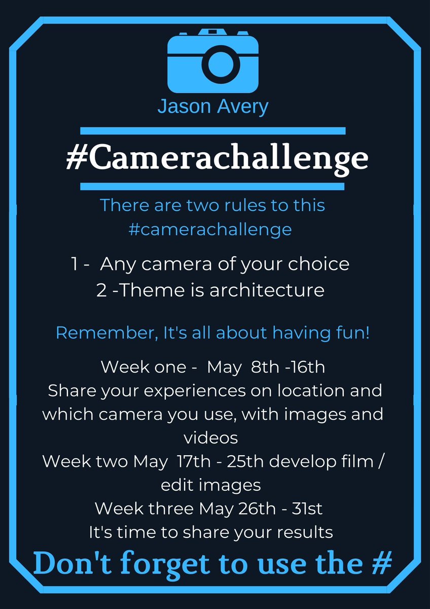 Week three of #camerachallenge 

It’s all about sharing your images on architecture that you have worked on over the last few weeks

@ILFORDPhoto @BWPMag #fun #camera