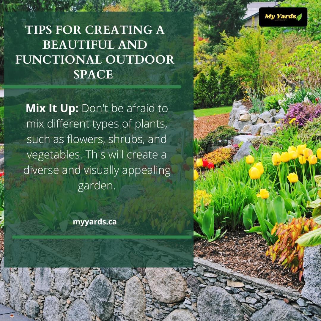 Garden Design 101: Tips for Creating a Beautiful and Functional Outdoor Space.

#yeg #yeglocal #yegbusiness #edmonton
#MyYard #myyards #lawncare #lawnmaintenance #lawnmowing #lawncareservice #myardsservices #lawn #lawnservice #lawncarelife #lawns #lawngoals #lawncareservice