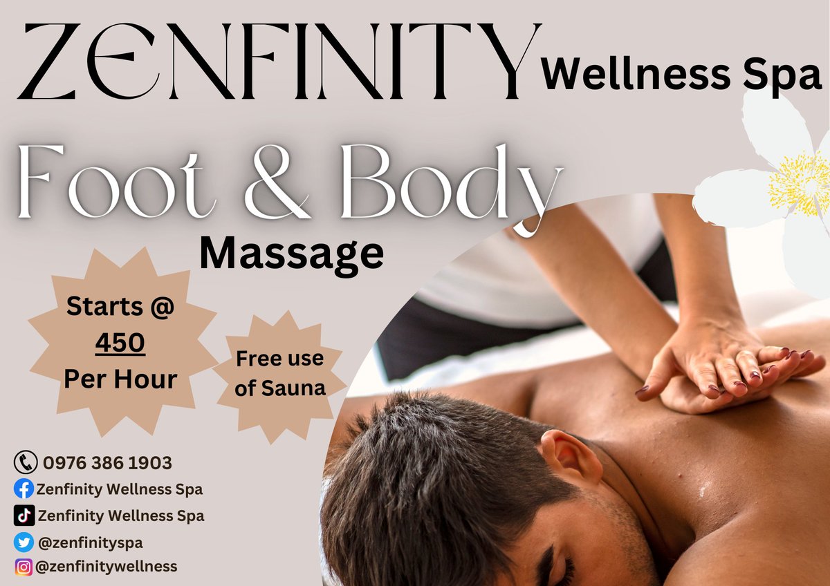 zenfinityspa's tweet photo. Thank God it's Friday. Pamper your self and have a Relaxing massage.

We are open from 2pm up to 2am everyday.
Come, relax and rejuvenate here at 139 congressional ave. Project 8 Quezon City.

#zenfinity
#massage 
#massagespa
#massagelife
#MassageTherapist 
#MassageTherapy https://t.co/4ZF0ZsDTTJ