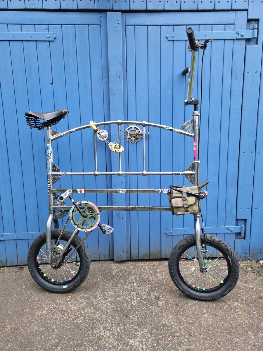 Will be at #RideLondon on Sunday. I should be the weirdest one there, I think 🤔 
#BigBedBike #ScrapMetal #IsThatGuyRidingABed