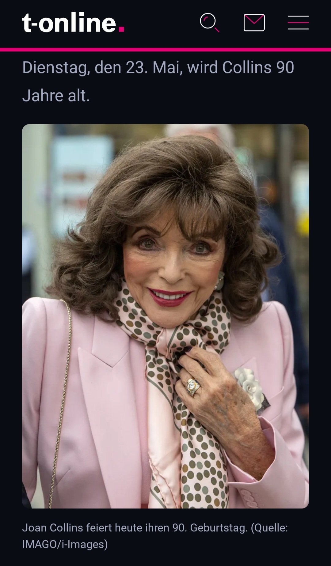 Happy Birthday >> 90 <<
Joan Collins / Alexis Carrington Colby Dexter 
