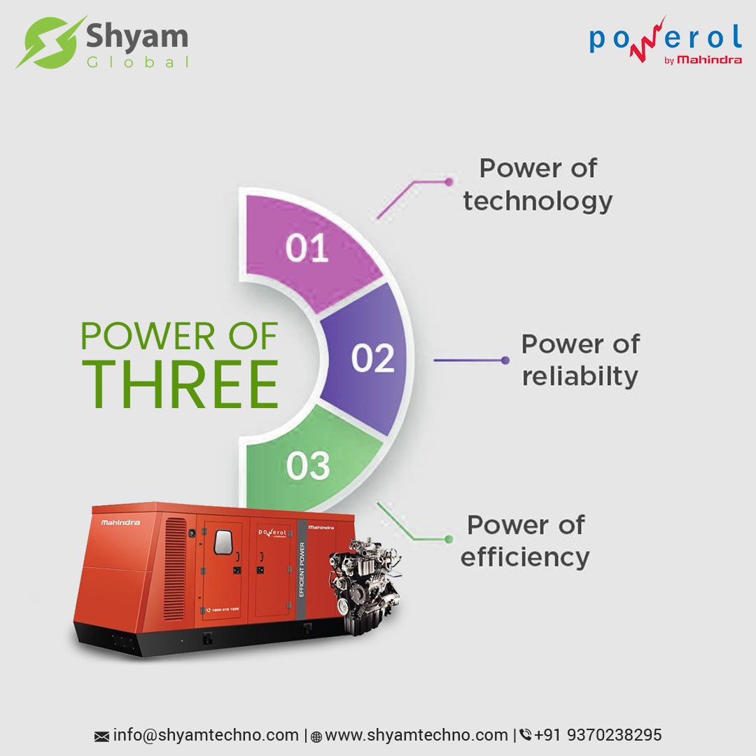 Fueling your productivity with our high-performance generator. Stay powered up and focused!
.
.
.
#genset #backup #energy #PowerUp #sustainableliving #technology #reliability #efficiency #powerol #shyamglobal #mahindra