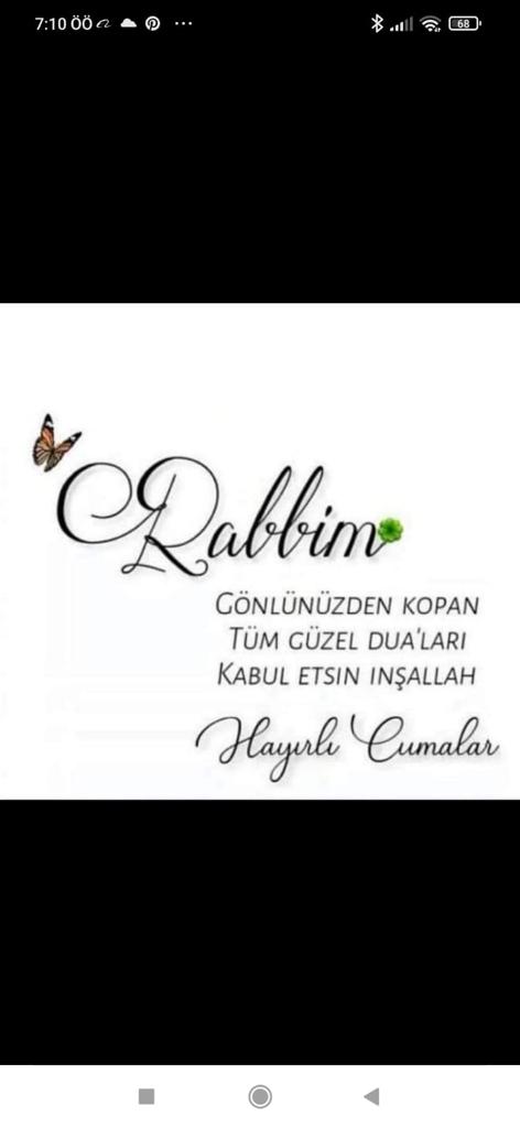 Günaydın Hayırlı Sabahlar
 Huzurlu Keyifli Bir Gün Diliyorum Herşey Gönlünüzce Olsun Cumanız Mübarek Olsun Hayırlı Cumalar 🙏
