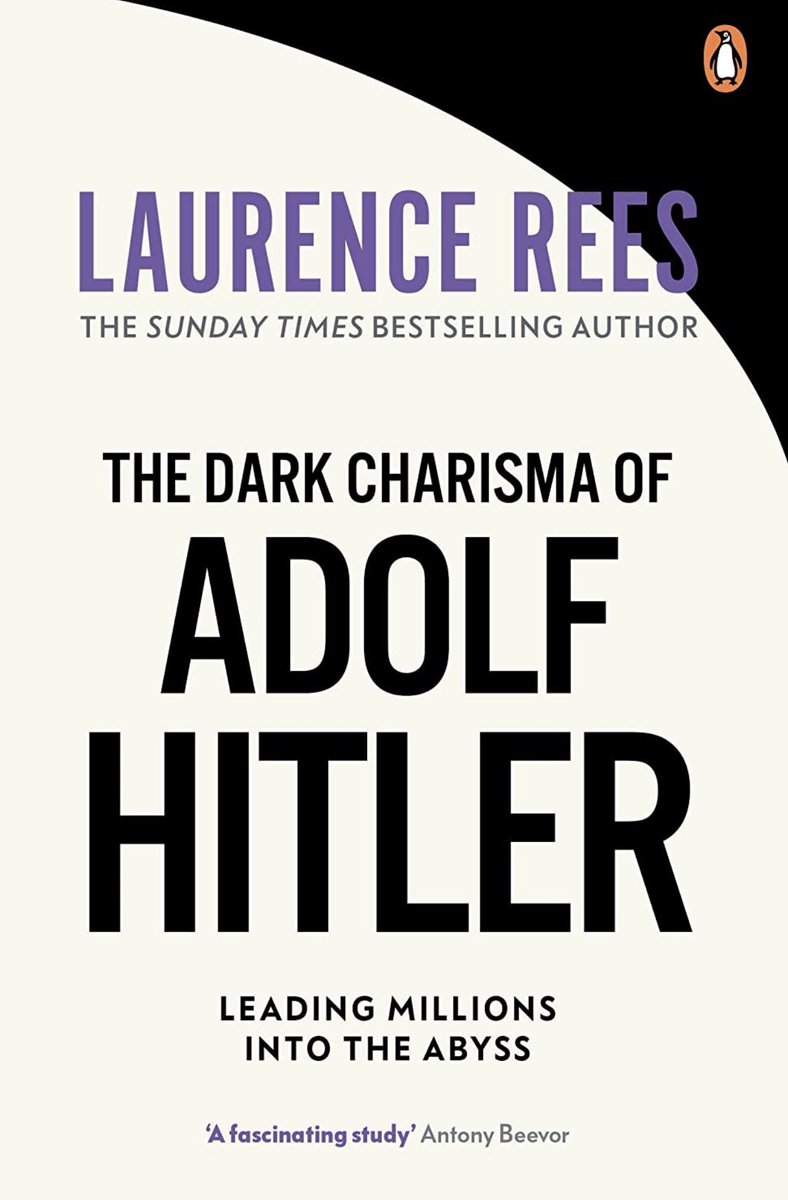 C90284166's tweet image. Most people will miss the small print below the title and hold on to the word ‘Charisma’ 

‘Leading Millions into the Abyss’ 

#neerabhmehrotra 
#adolphhitler 
#Nazi
