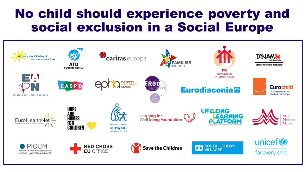 The #ChildGuarantee represents a historic instrument to support children in Europe. We are presenting our statement at #PortoSocialForum2023 today to urge MS to turn this unprecedented political commitment into tangible policies to #EndChildPoverty
👉shorturl.at/lAEHV