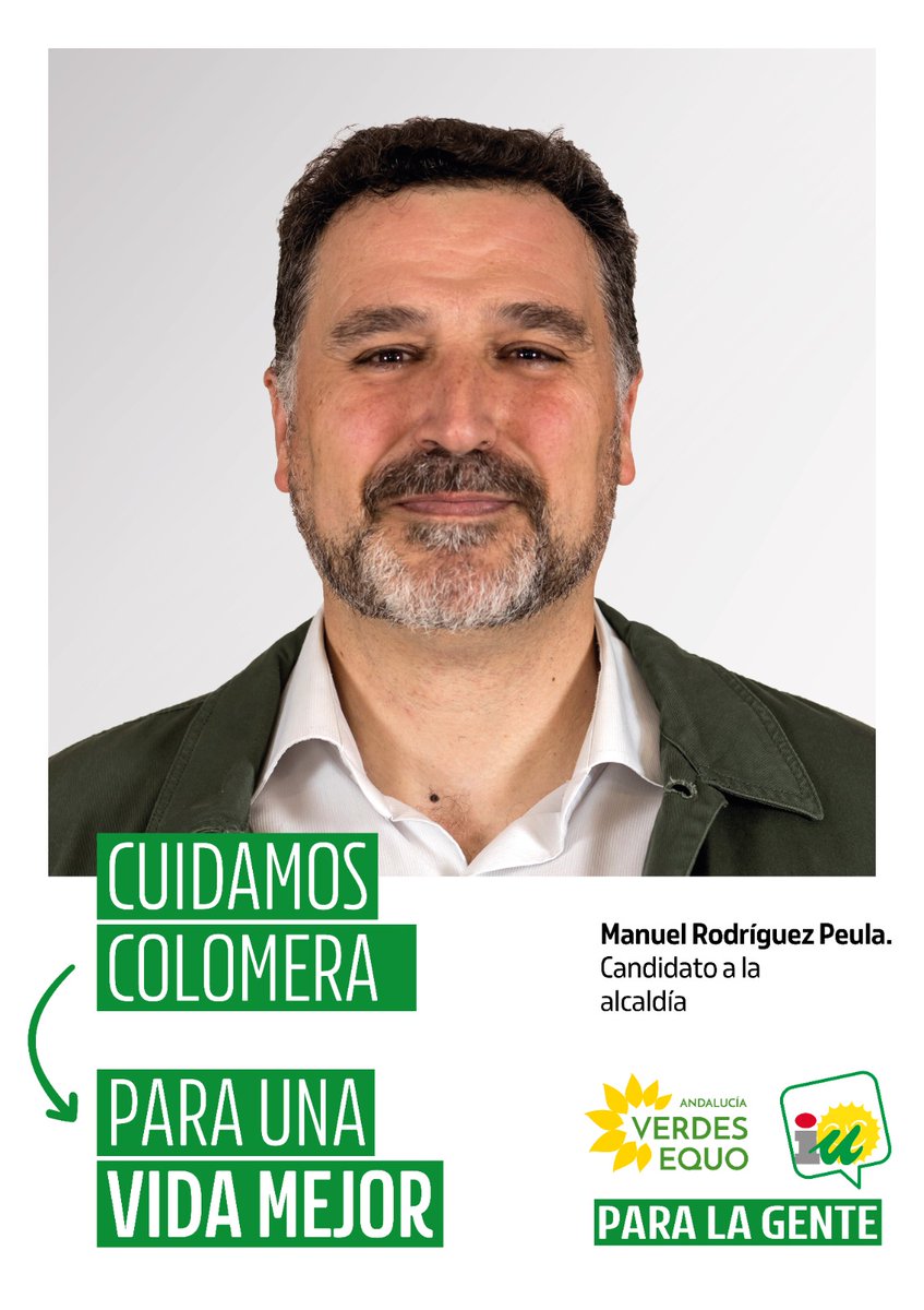 peula_r's tweet photo. Si eres de #Colomera recuerda que tienes una alternativa fiable, pragmática y verde. El #28M puedes mejorar la vida del municipio.
Esperamos contar con vuestra confianza, solo pensamos en tí y los tuyos, en su futuro. https://t.co/v9DCPp8OmG