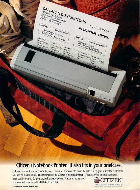 OldTechAdverts's tweet photo. I had a Canon bubblejet when it first came out. I was truely amaze at its silience as I had a dot matrix for many years before. i am also amaze it as its size, just like this one from Citizen
https://t.co/AHbW6pj2KR
#retrocomputing #90scomputing https://t.co/pybp5W5Nr5