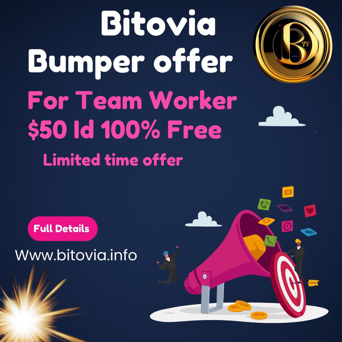 bitoviaoffical's tweet photo. We are back with another 💥 💥 come and join us .
#BITOVIA #BTV #Binance                                      #BNB   
#BSCGems #GEM #1000xgem #BTC #BullRun #AirdropAlert #airdrop #burn #AICODE #altcoins #AirdropAlert #AskLilDurk https://t.co/EdkMl2rz4y