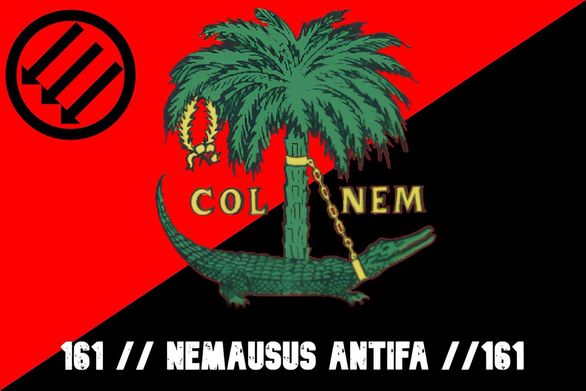 AtraBilis161's tweet photo. Nîmes Antifa pour toujours et à jamais !
#161crewnemausus #nemaususantifa #afa161 #anticapitalism #antisexism #antihomophobia https://t.co/Wrh5OivekB