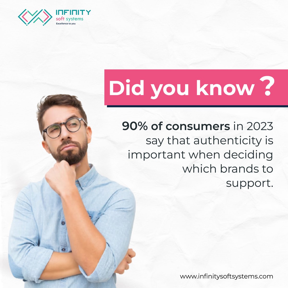 InfinitySoftSy1's tweet image. Realness is the key to winning hearts and minds on social media. Don&apos;t be afraid to show your true colors and connect with your audience on a deeper level. 

#Infinitysoftsystems #SocialMediaMarketing #DigitalMarketing #ContentMarketing #Marketing #SocialMediaStrategy