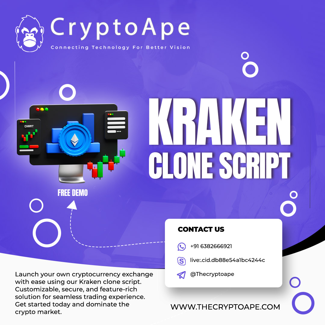 Launch your own cryptocurrency exchange with ease using our Kraken clone script => Kindly reach Us => @ bit.ly/3ZAerN4
#krakenclonescript #kraken #krakenwallet #krakenapp #crypto #cryptocurrency #cryptocurrencies #blockchain #blockchaintechnology #cryptoinvestor