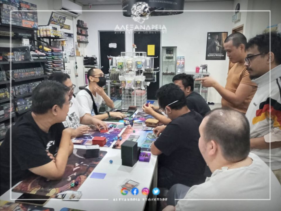 Thursday nights are Commander Nights..

#AlexandriaBookstore #JohorBahru #localbusiness #AlexandriaJB #hobbyshop #AlexandriaMtG #magicthegathering #mtg #mtgcommander #tcgs #casualmtg