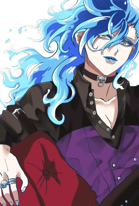 「blue eyeshadow teeth」 illustration images(Latest)