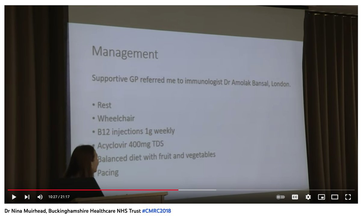 renesugar's tweet photo. @AtelierDanko @ahandvanish @PGeldsetzer1 @guardian @BhupeshPrusty For Dr Nina Muirhead, it was EBV and CMV and possibly another unidentified virus.

Dr Nina Muirhead, Buckinghamshire Healthcare NHS Trust #CMRC2018

https://t.co/F8qcnDi5AA https://t.co/H7oQfKzR4s