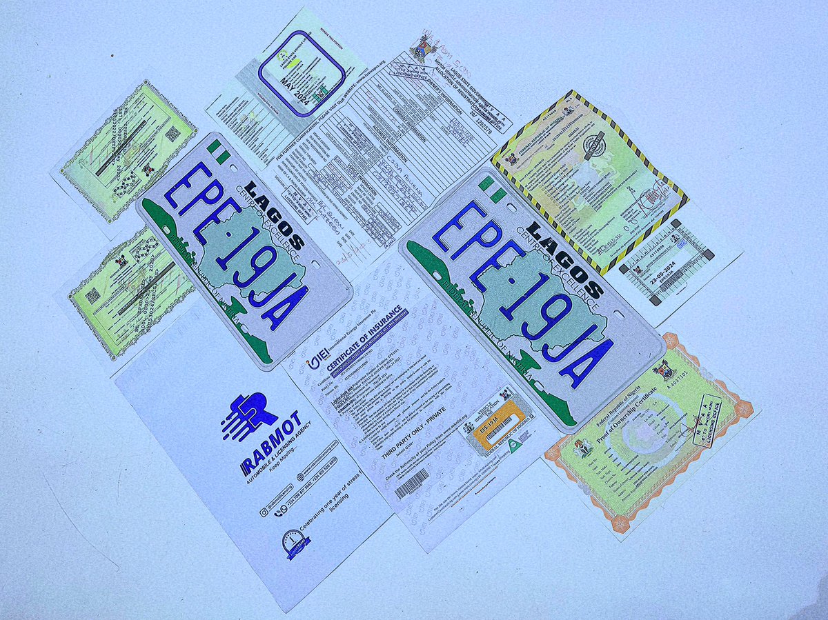 RABMOT LICENSING AGENCY | CAR PAPERS 🇳🇬🚙 tweet media